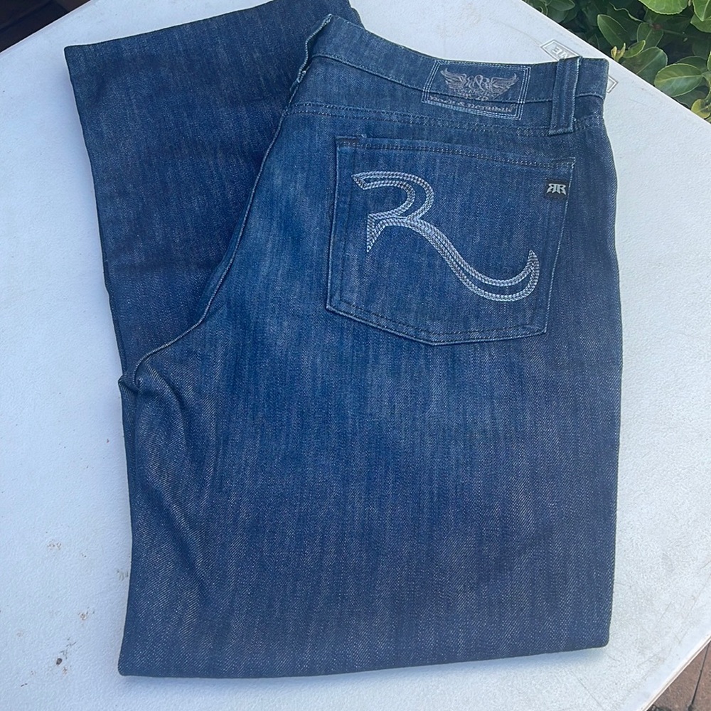 Blue rock and republic jeans button fly